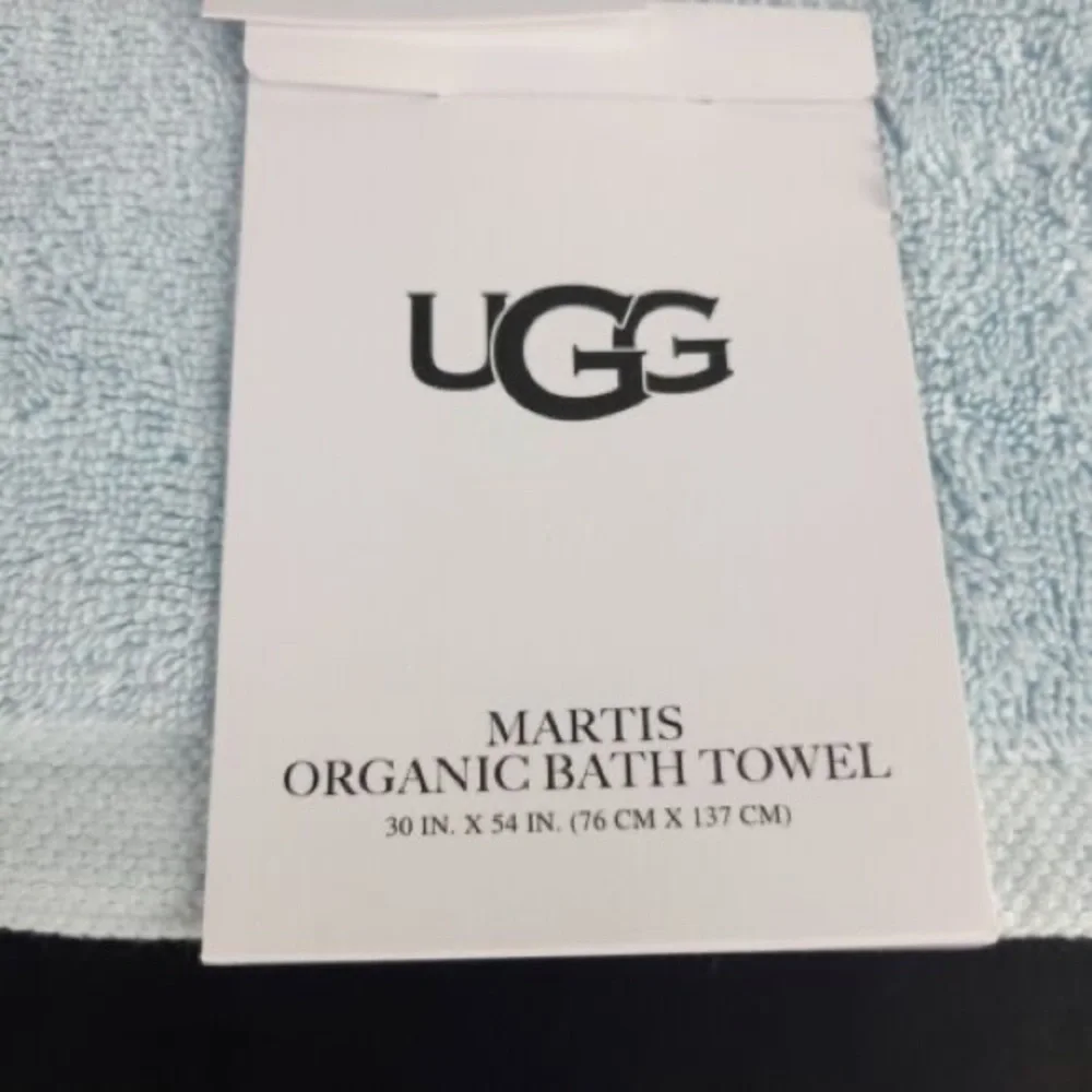 UGG ORGANIC Martis Bath Towel 100% Organic Cotton 30 x 54